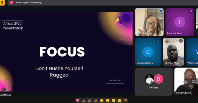 Africa 2100 Monthly Webinar Series