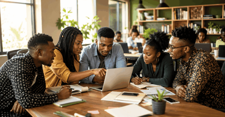 A group of Entrepreneurs Learning