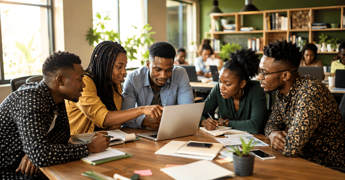 A group of Entrepreneurs Learning